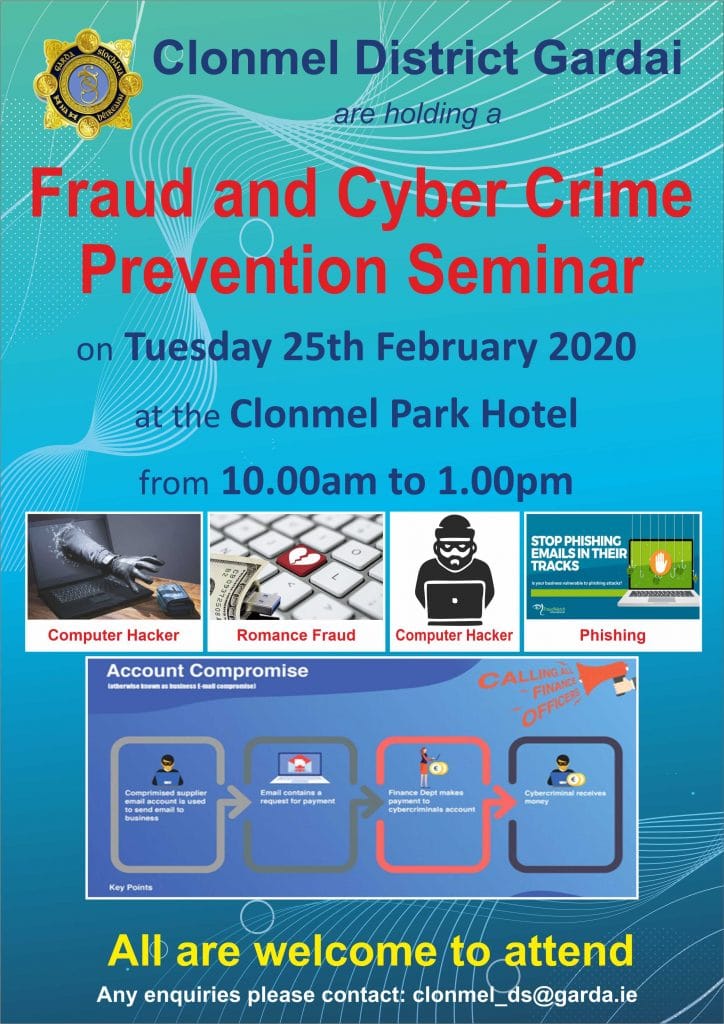 Fraud and Cyber Crime Prevention Poster