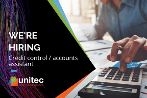 Unitec hiring for credit control - accounts assistant