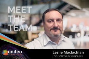 Leslie Maclachlan is a Level 3 Service Desk Engineer at Unitec