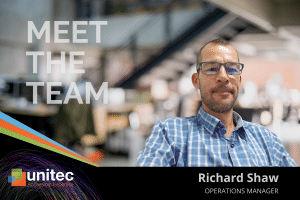 Richard Shaw, Unitec IT Solution Operation Manager, meet the team