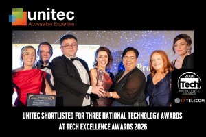 Unitec shortlisted for three national technology awards at Tech Excellence Awards 2026