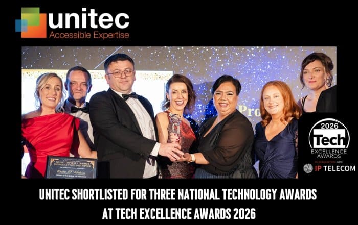 Unitec shortlisted for three national technology awards at Tech Excellence Awards 2026